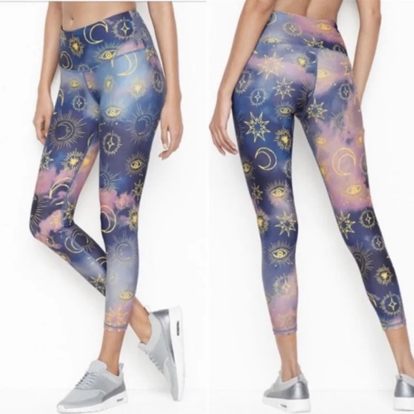 Victoria Secret Mystical Shine Cropped Sport Leggings - Picture 1 of 5